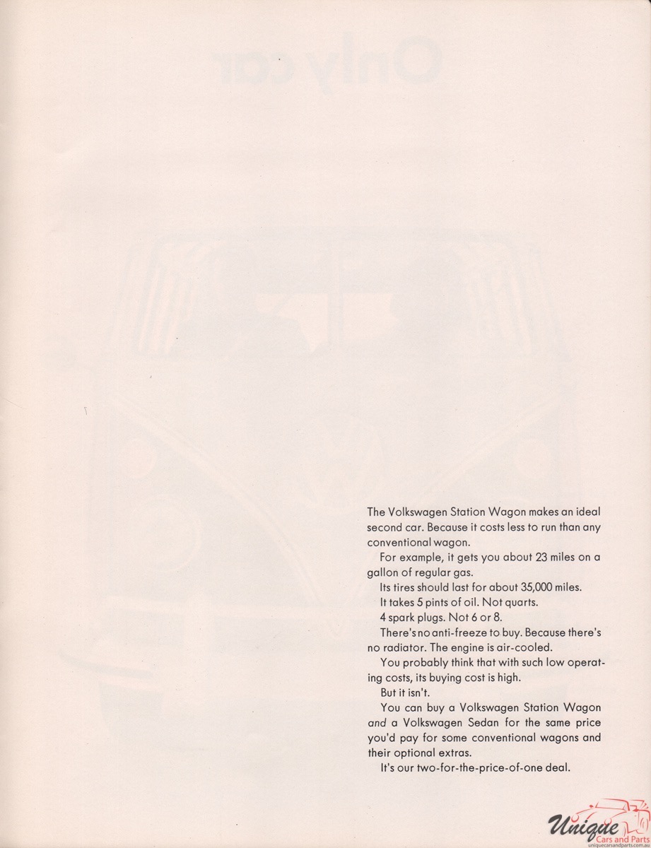 1967 Volkswagen Kombi Bus Brochure Page 4